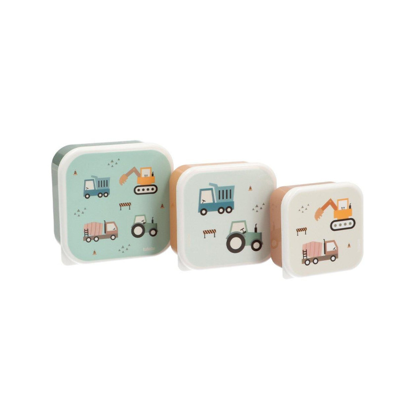 Cajas almuerzo Trucks 3uds