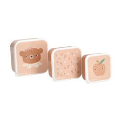 Set cajas almuerzo Daisy bear