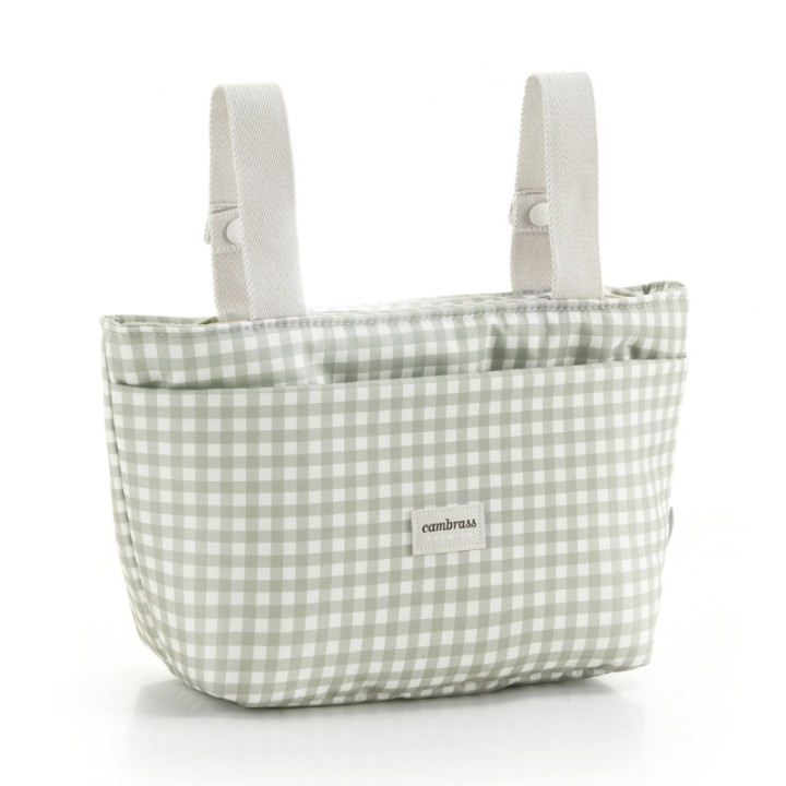 Bolso organizador vichy verde