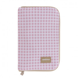 Portadocumentos vichy rosa