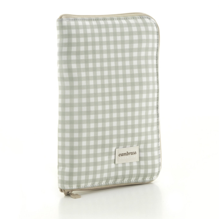 Portadocumentos vichy verde