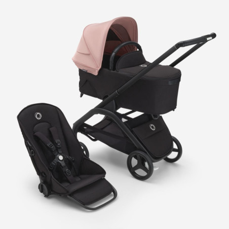 Bugaboo Dragonfly Negro/capota combinada