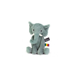 Peluche elefante verde Les Déglingos
