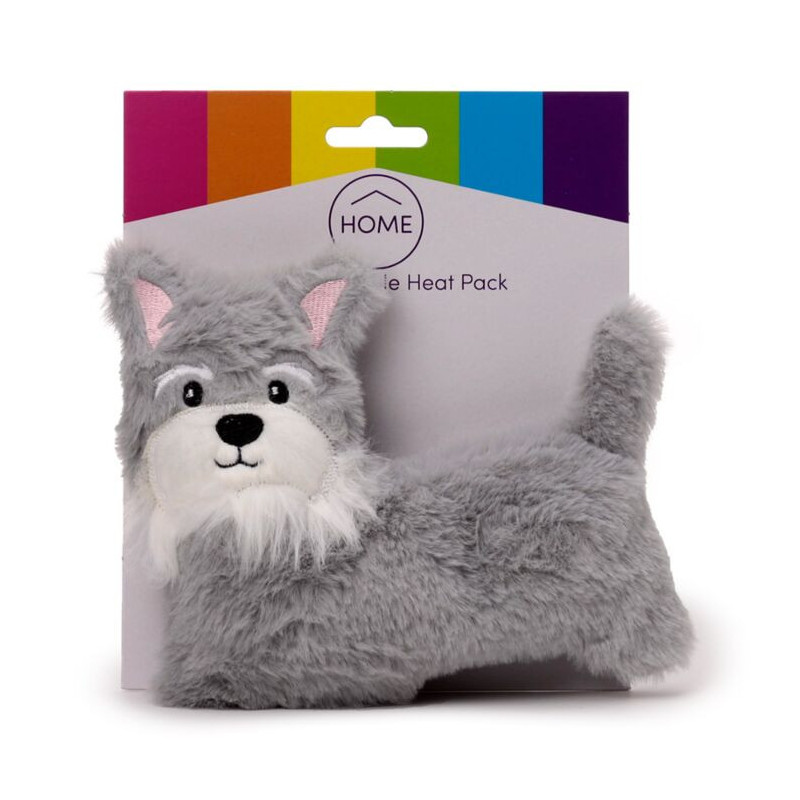 Peluche térmico perrito schnauzer