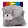 Peluche térmico perrito schnauzer